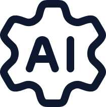 Ícone de inteligência artificial